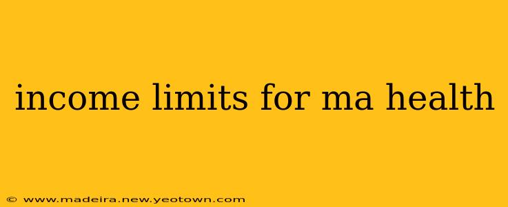 income limits for ma health