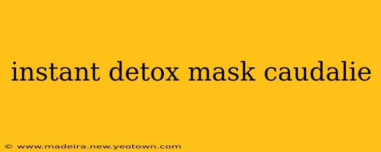 instant detox mask caudalie