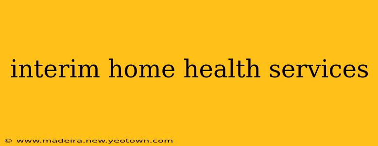 interim home health services