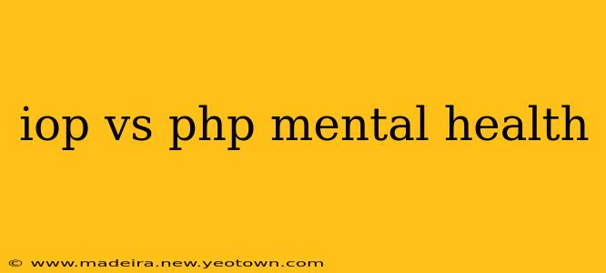 iop vs php mental health