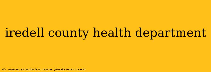 iredell county health department