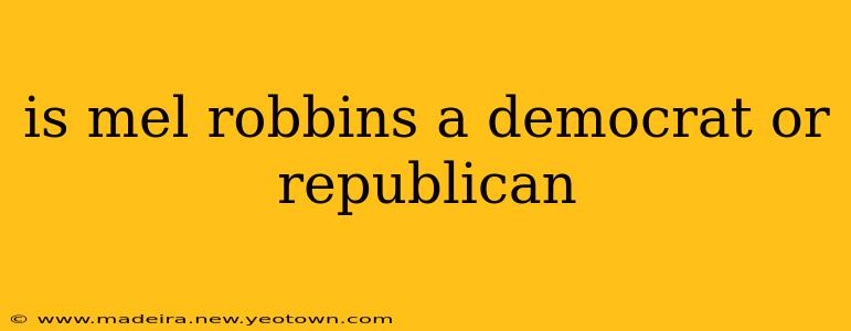 is mel robbins a democrat or republican