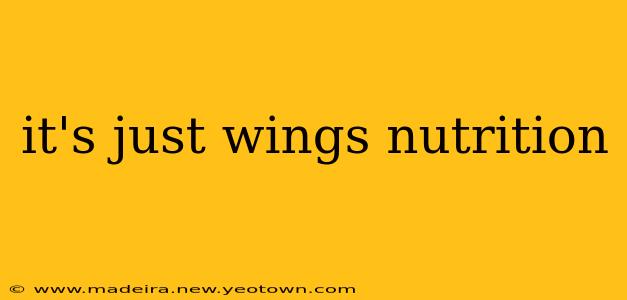 it's just wings nutrition