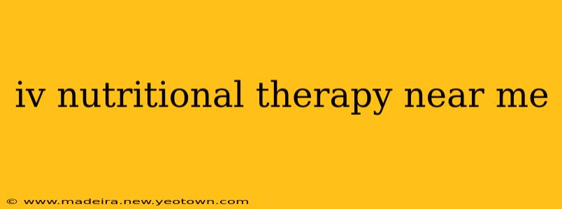 iv nutritional therapy near me