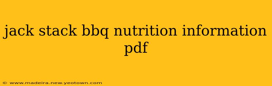 jack stack bbq nutrition information pdf