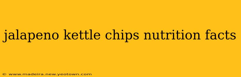 jalapeno kettle chips nutrition facts