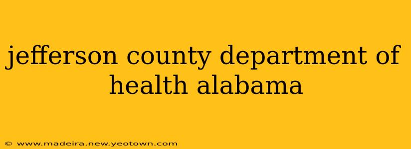 jefferson county department of health alabama
