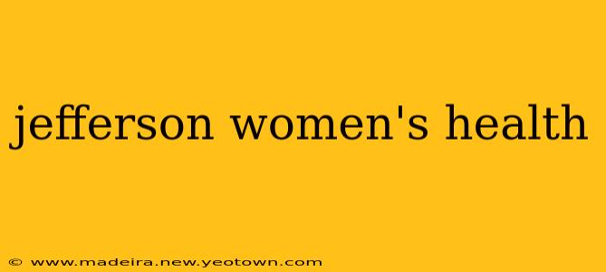 jefferson women's health