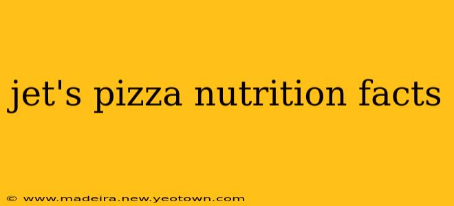 jet's pizza nutrition facts