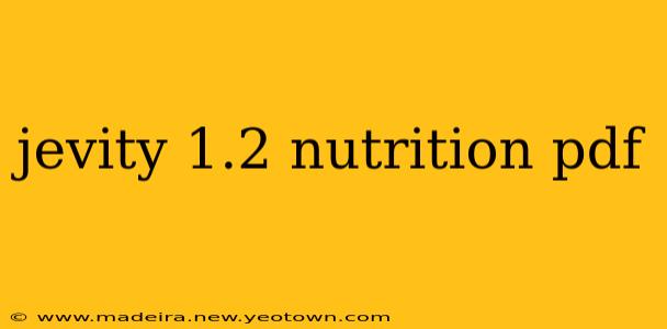 jevity 1.2 nutrition pdf