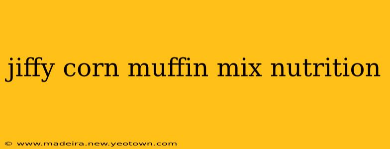 jiffy corn muffin mix nutrition