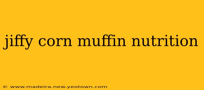 jiffy corn muffin nutrition
