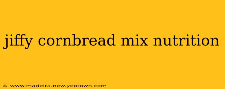 jiffy cornbread mix nutrition