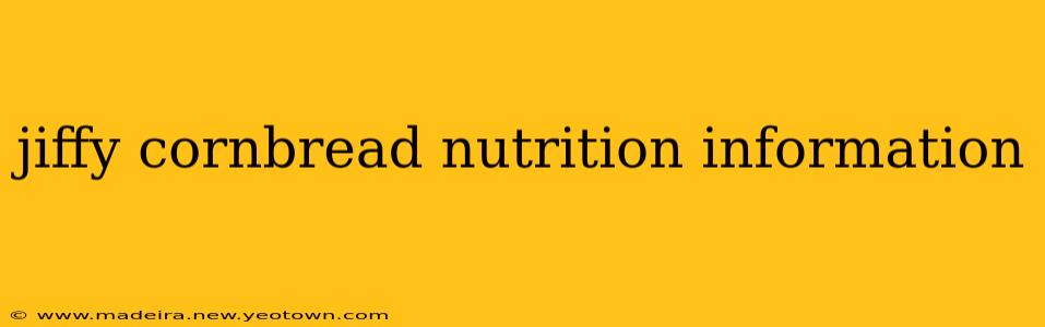 jiffy cornbread nutrition information
