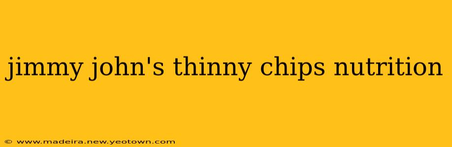 jimmy john's thinny chips nutrition
