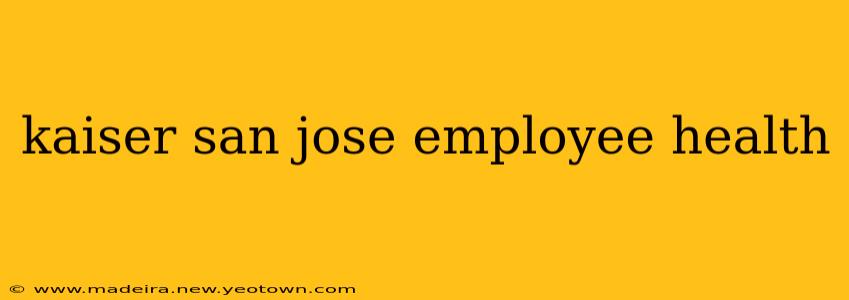 kaiser san jose employee health
