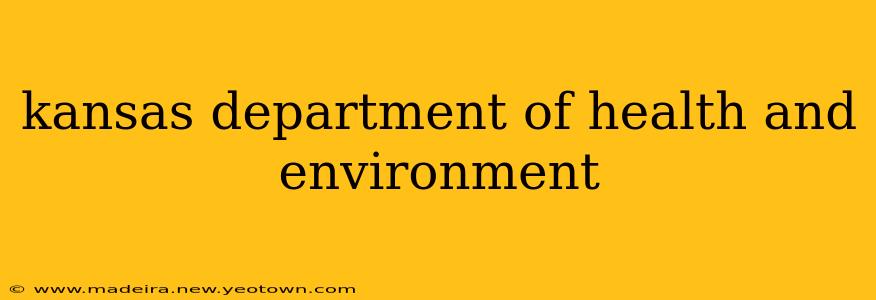 kansas department of health and environment
