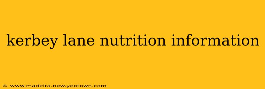 kerbey lane nutrition information
