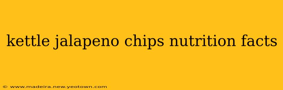 kettle jalapeno chips nutrition facts