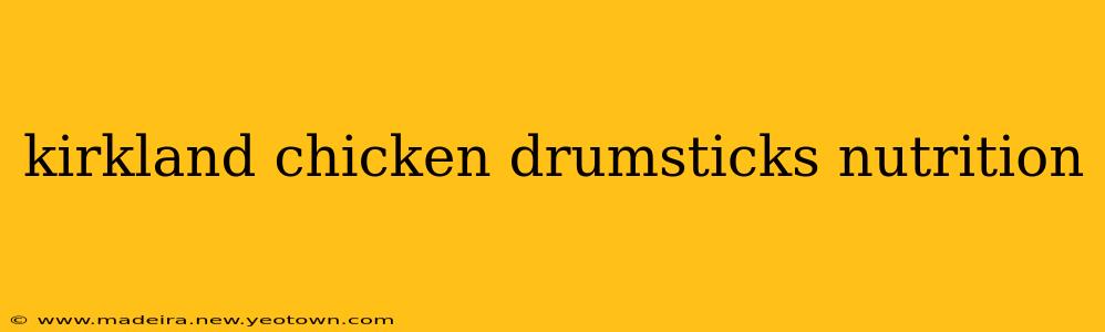 kirkland chicken drumsticks nutrition