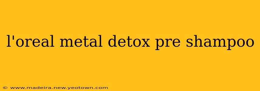 l'oreal metal detox pre shampoo