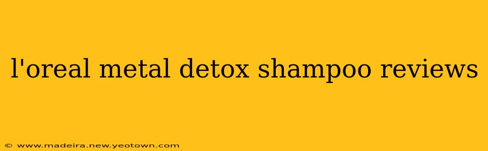 l'oreal metal detox shampoo reviews