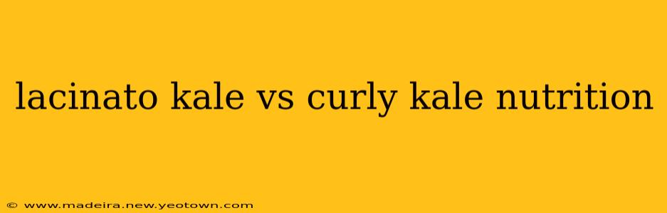 lacinato kale vs curly kale nutrition