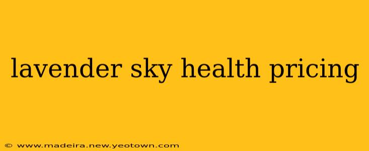 lavender sky health pricing