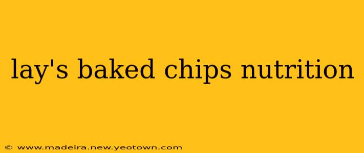 lay's baked chips nutrition