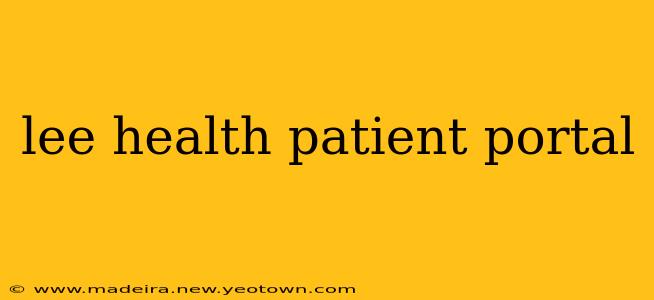 lee health patient portal