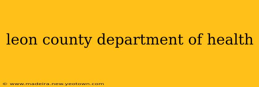 leon county department of health