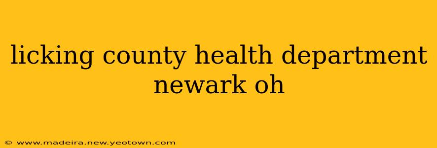 licking county health department newark oh