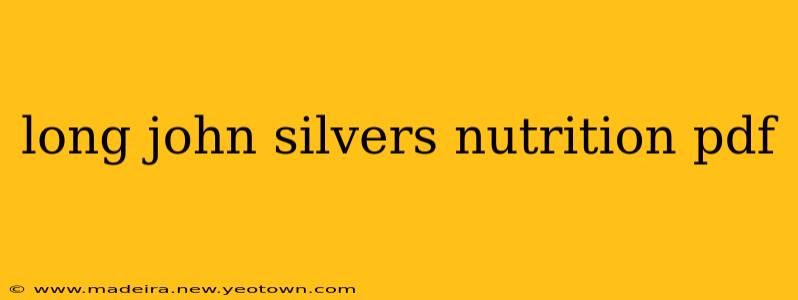 long john silvers nutrition pdf