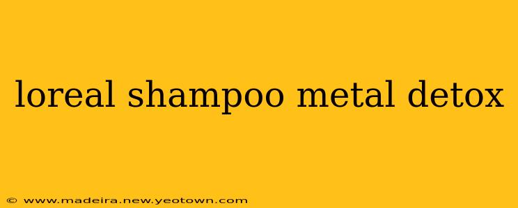 loreal shampoo metal detox