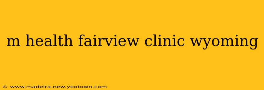 m health fairview clinic wyoming