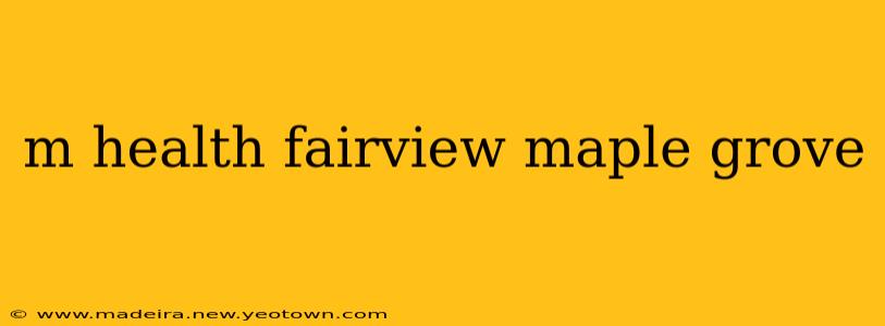 m health fairview maple grove