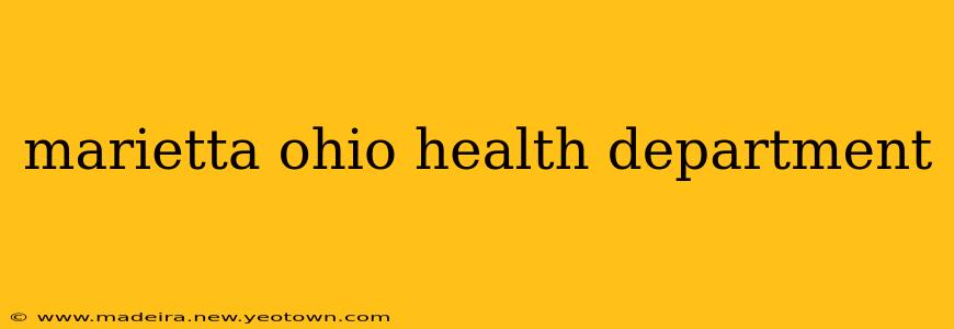 marietta ohio health department