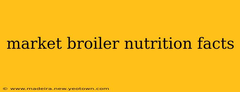 market broiler nutrition facts
