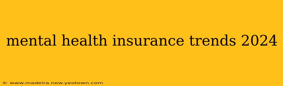 mental health insurance trends 2024