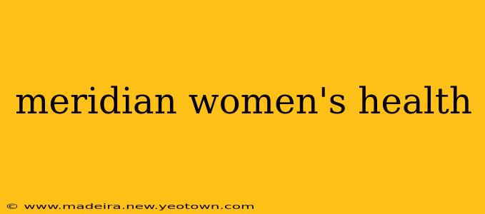 meridian women's health