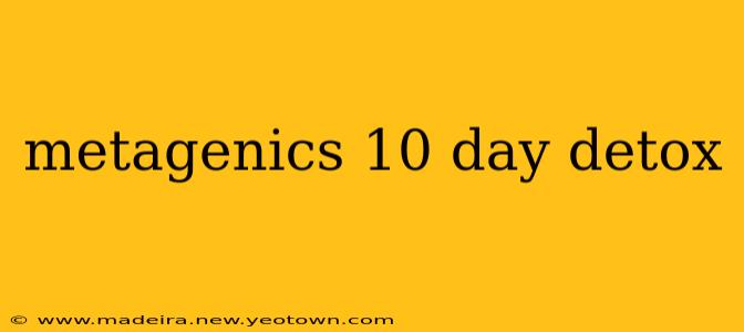 metagenics 10 day detox