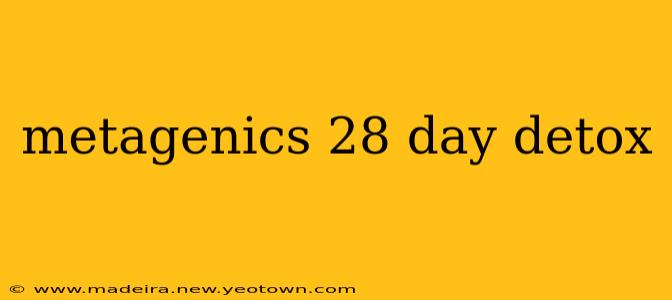 metagenics 28 day detox