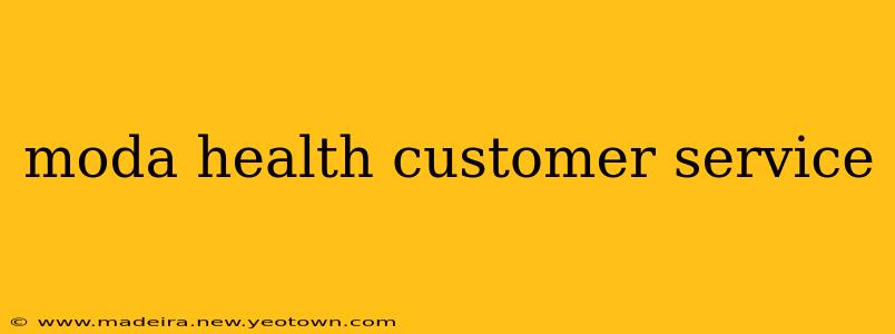 moda health customer service