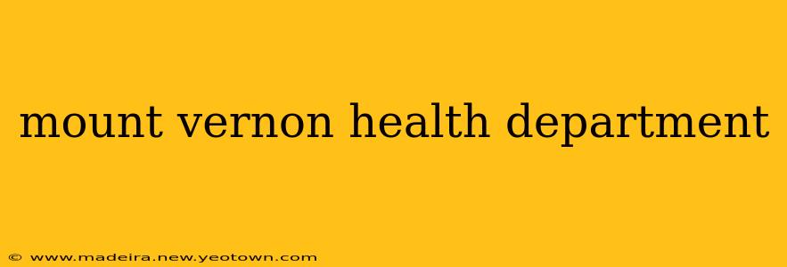 mount vernon health department
