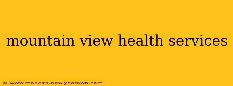 mountain view health services