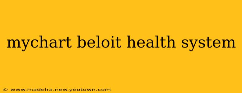 mychart beloit health system