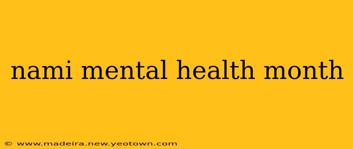 nami mental health month