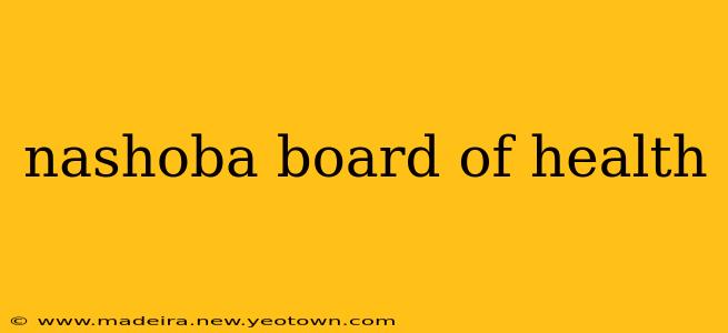nashoba board of health