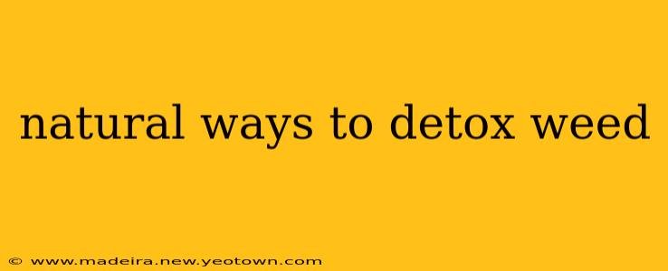 natural ways to detox weed