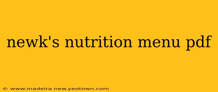 newk's nutrition menu pdf